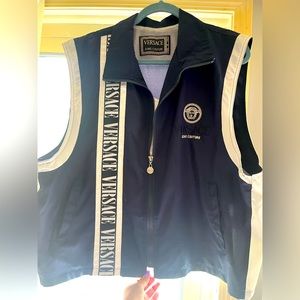 Vintage Versace Windbreaker Nylon Vest